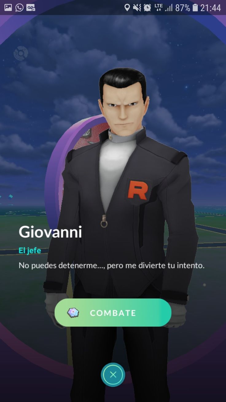 Batalha com Interface Giovanni
