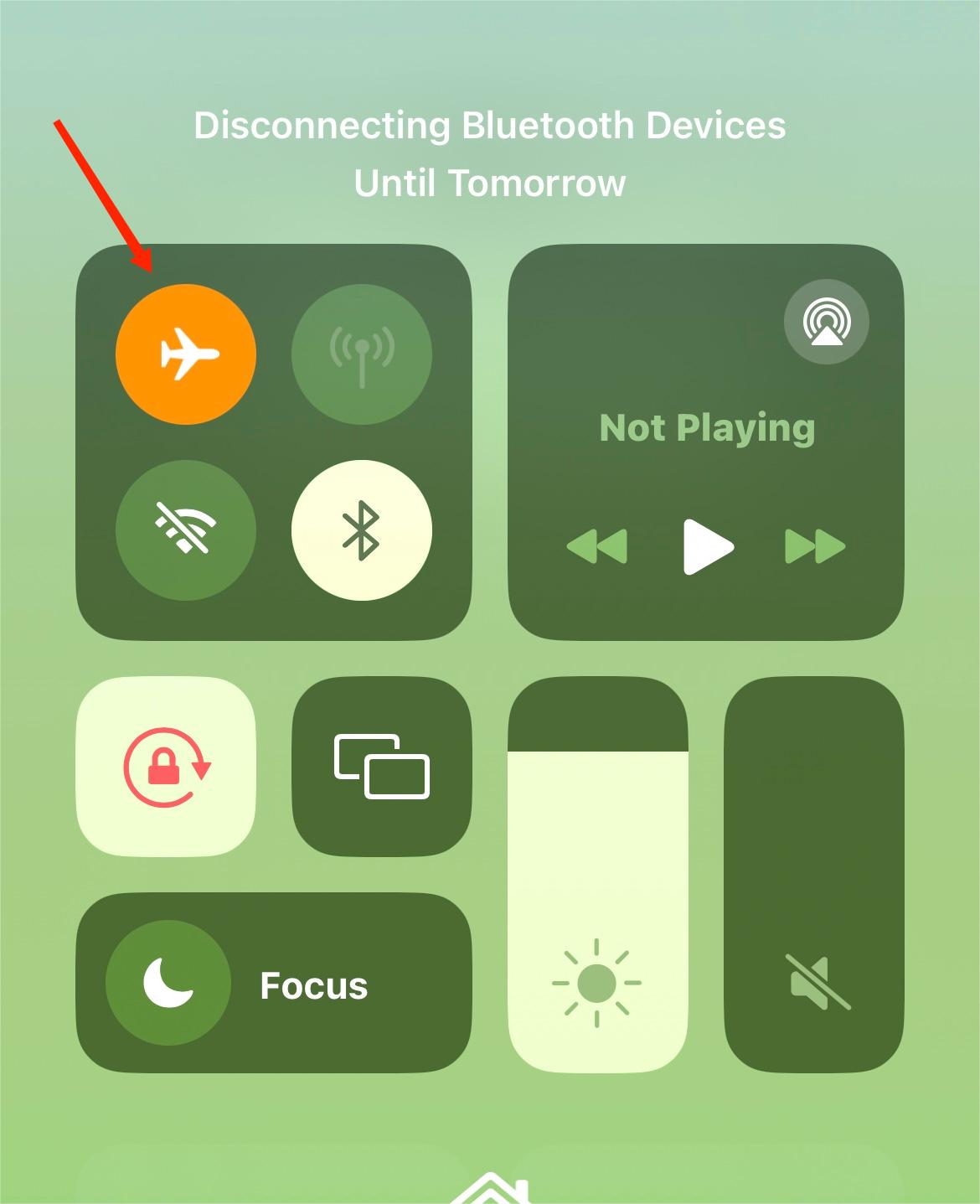 Enable Airplane Mode for iPhone Without a Home Button