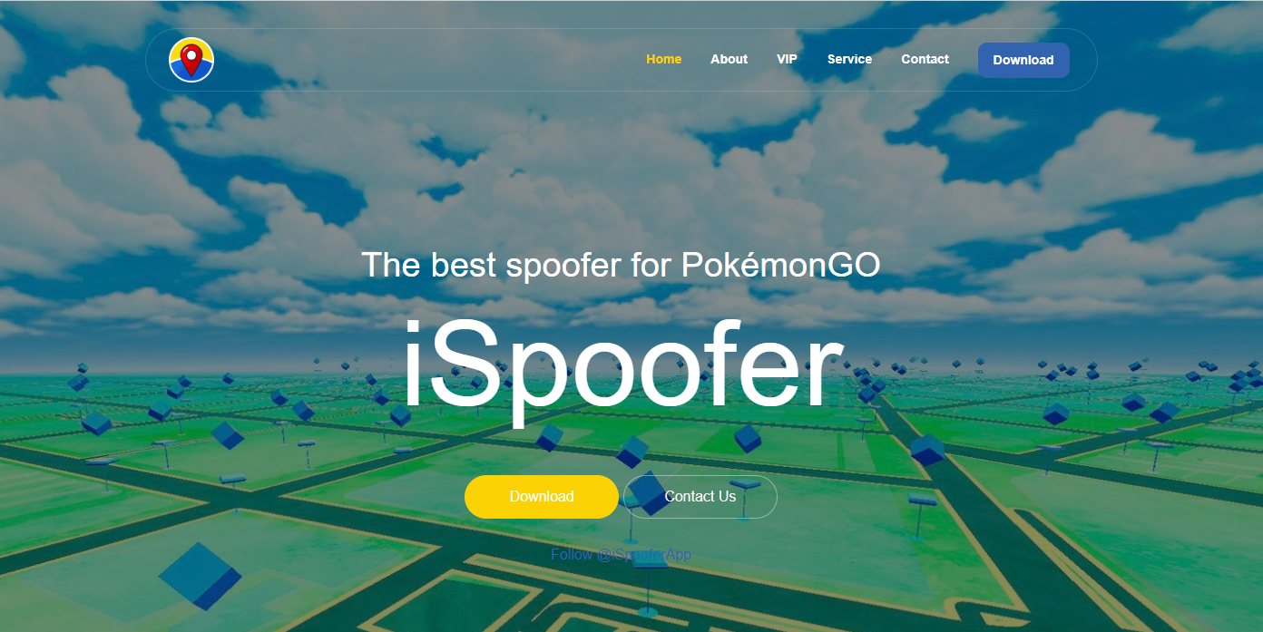 Download iSpoofer App Websites Download Button