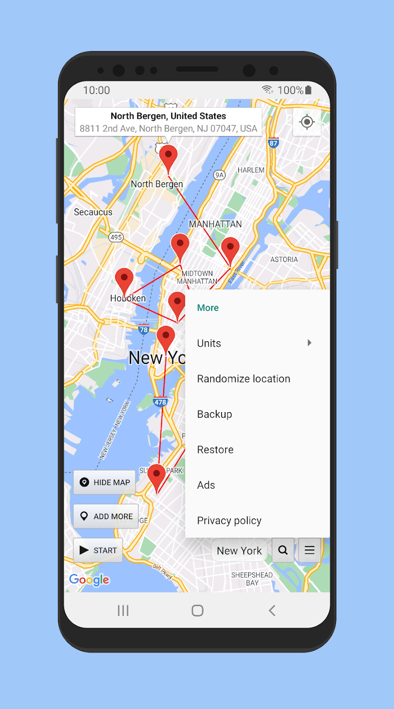 Netlinkd Location Changer Fake Gps Change Location North Bergen