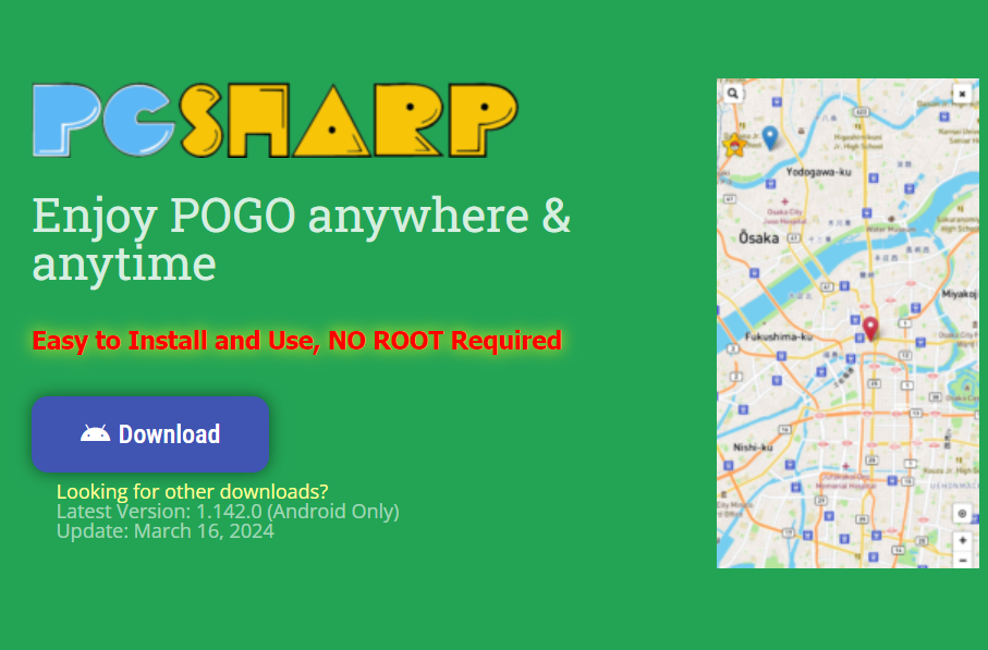 PGSharp Homepage