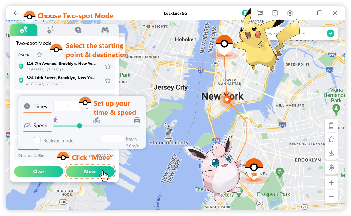 Use this map to find Pokémon in real-time before you head out to play Pokémon Go