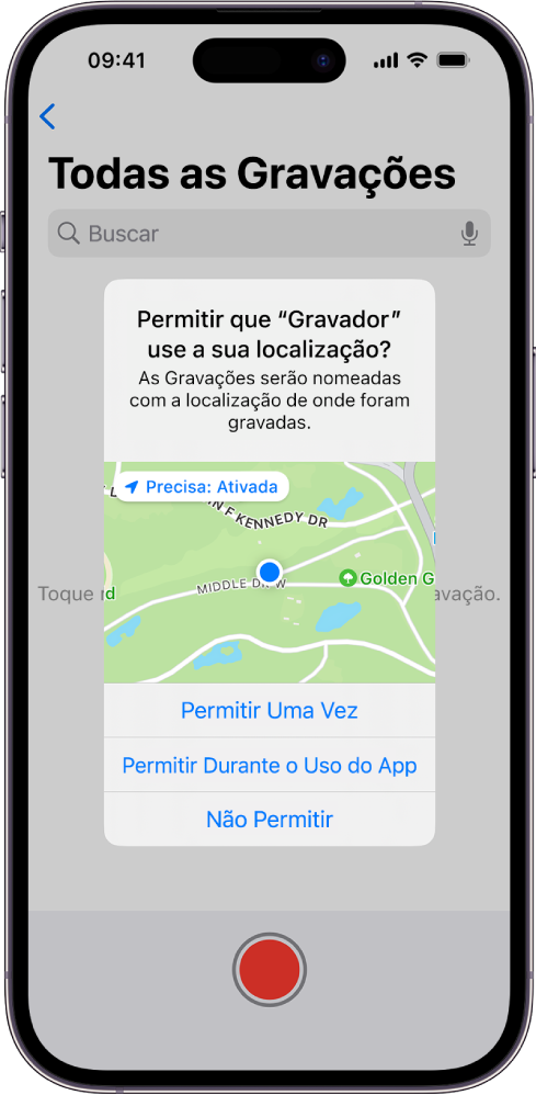 O Aplicativo Para iPhone Usou Sua Localização