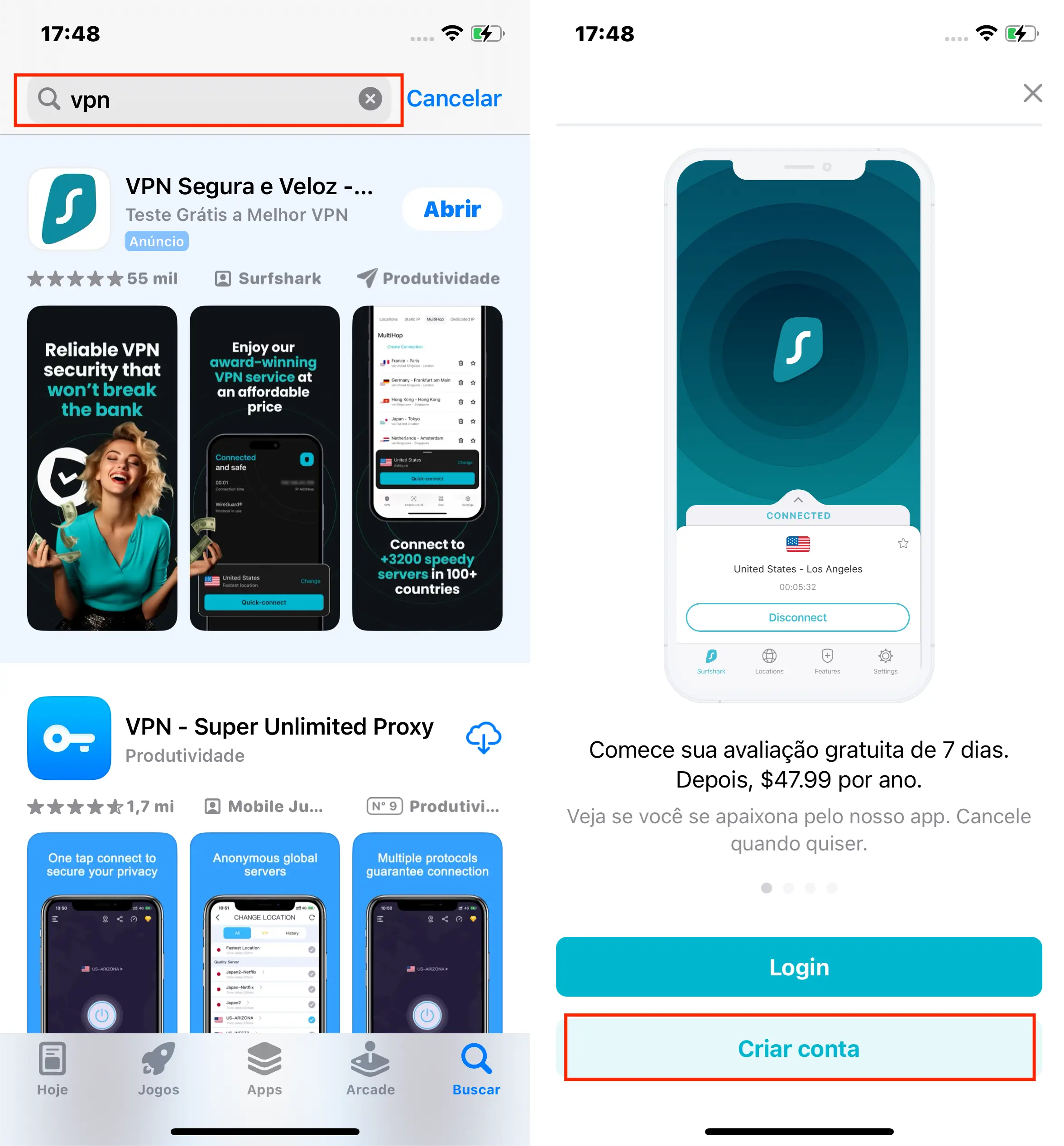 Etapas Para Baixar O Surfshark Vpn Na App Store