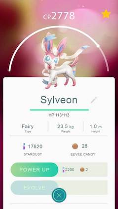 Como evoluir Eevee para Sylveon no Pokémon GO 
