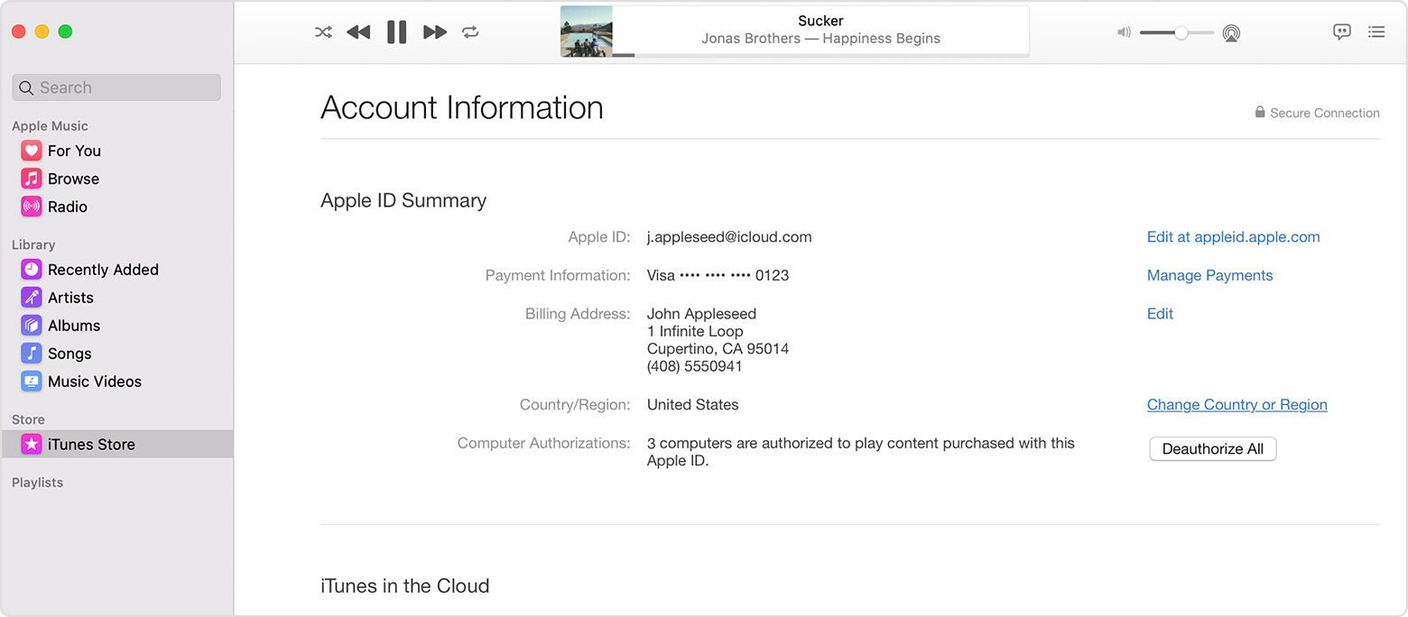 Change your Region on Mac via iTunes