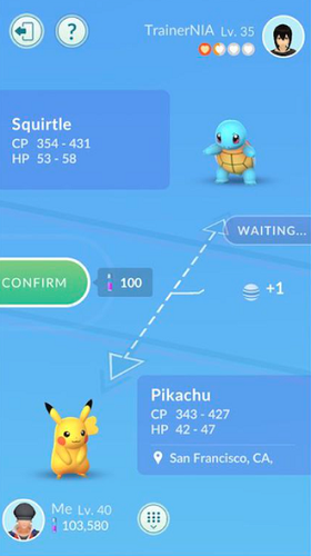Pokémon Go - Como Fazer Trocas, Trocas Especiais e quais os requisitos