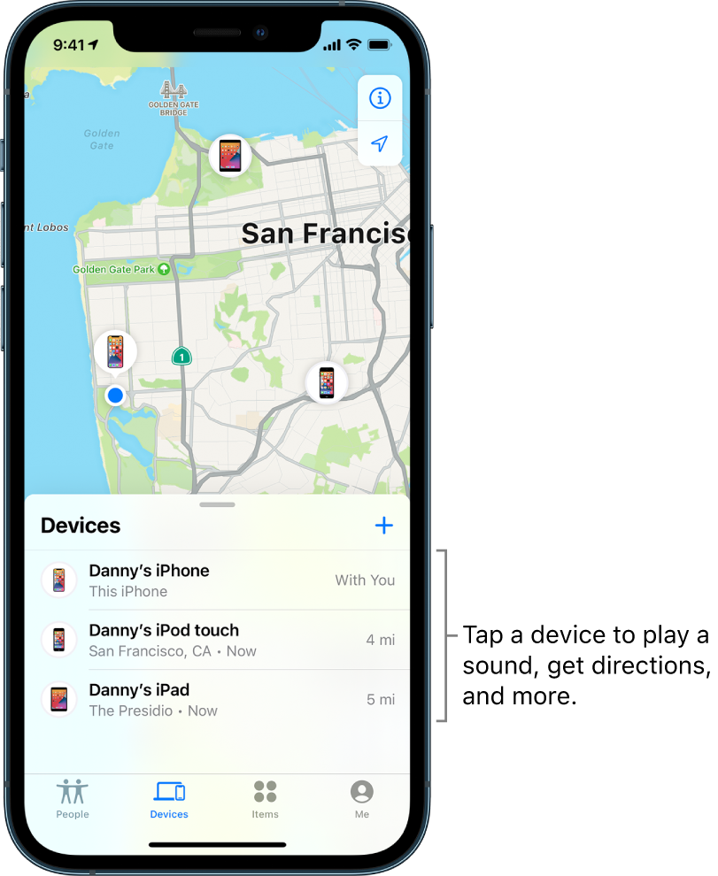 Track a missing device via Find My.