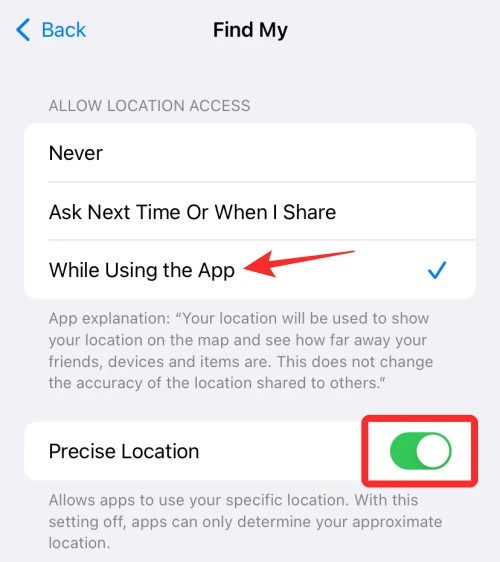 Stop sharing your precise location.