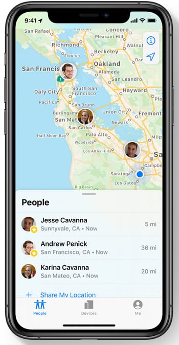How to see if someone stopped sharing their location with you.