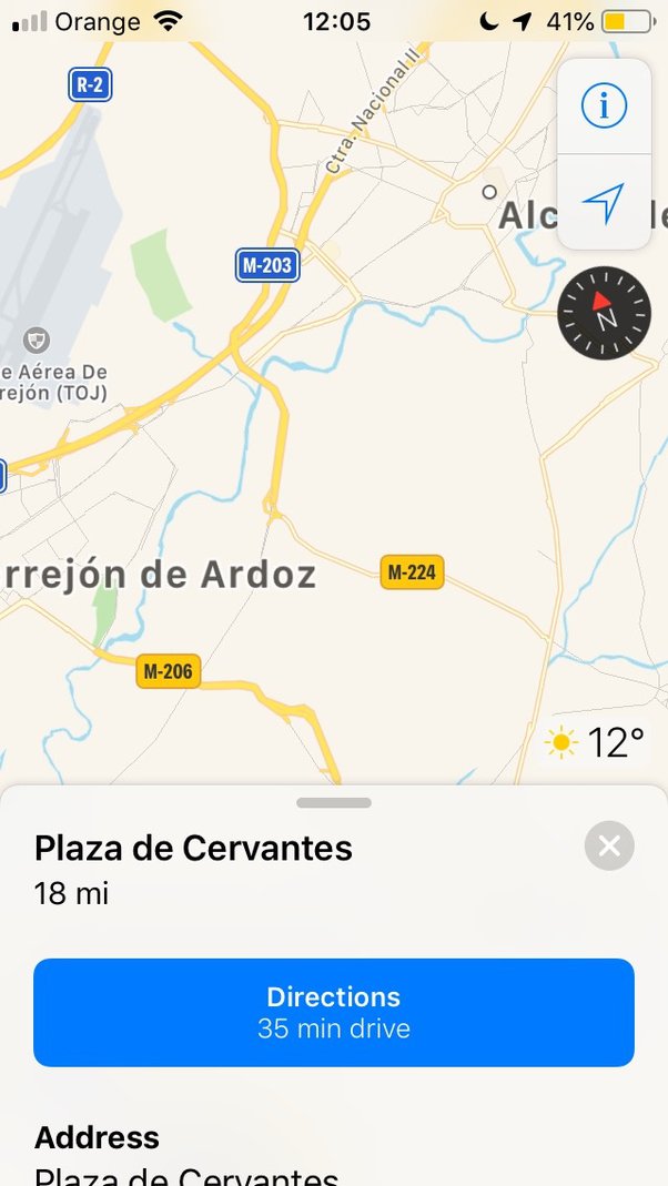 Find the fastest route on Apple Maps.