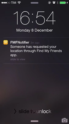 Confirm action from on-screen prompt