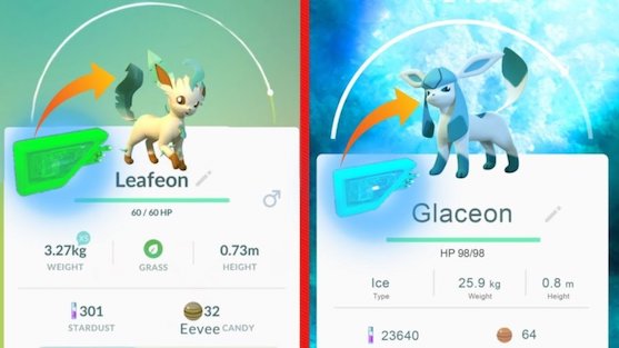 Pokémon Go - Shiny Eevee e evoluções