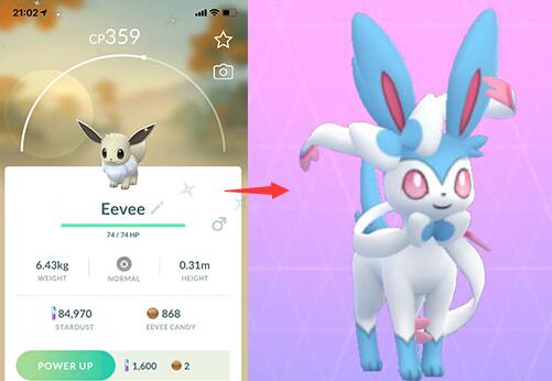 Pokémon Go - Shiny Eevee e evoluções