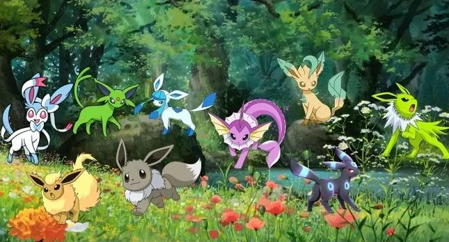 Pokemon Shiny evee evolutions