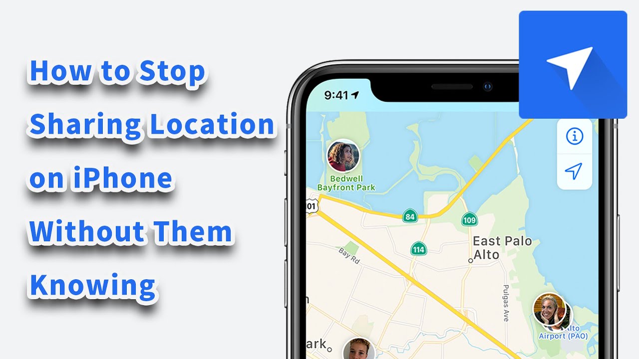 How do I stop sharing my location on iPhone without anyone knowing?