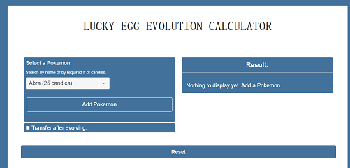 Pokémon GO Toolkit - Calcula o CP dos teus Pokémon antes da evolução