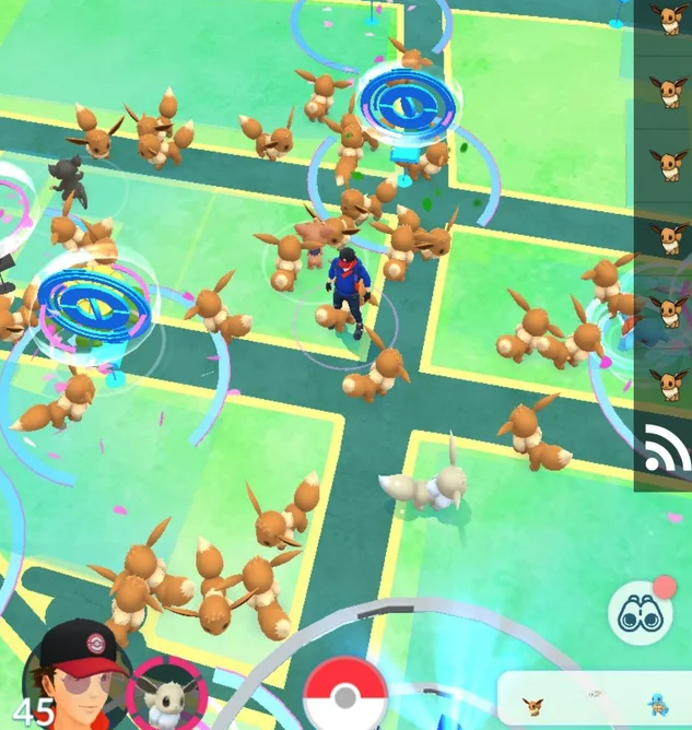 Scan en vang Shiny pokemon.