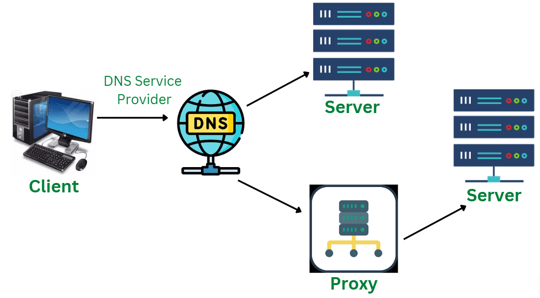 Schematic Diagram of Smart Dns Operation