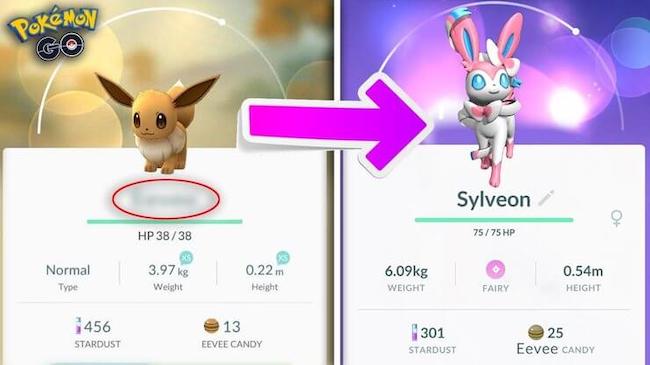 Как да се превърнем в Eevee в Sylveon в Pokémon Go