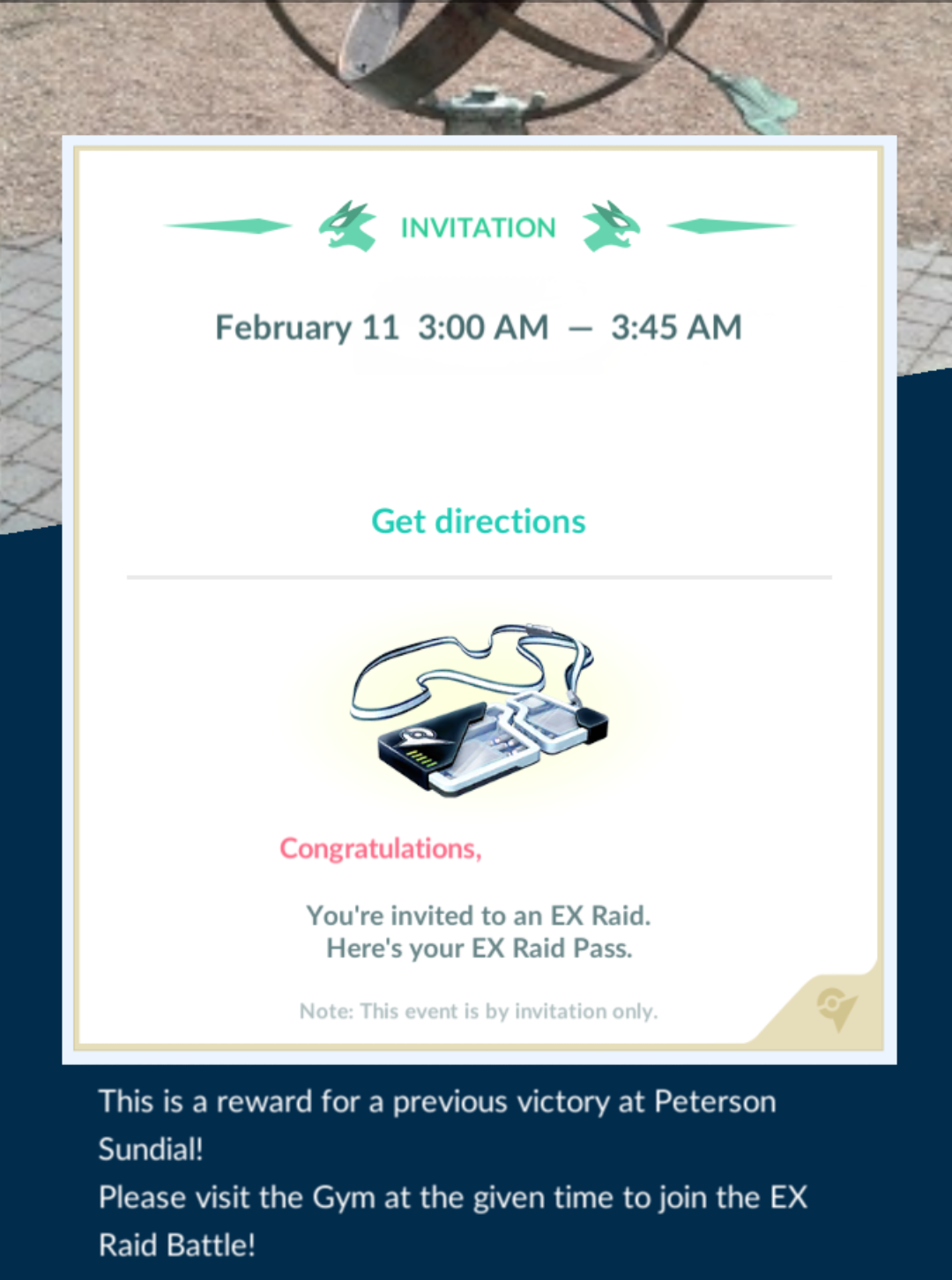 EX Raid Pass