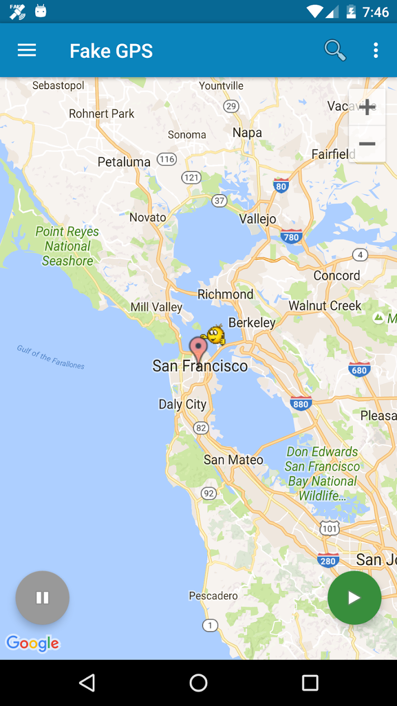 Fake GPS App San Francisco