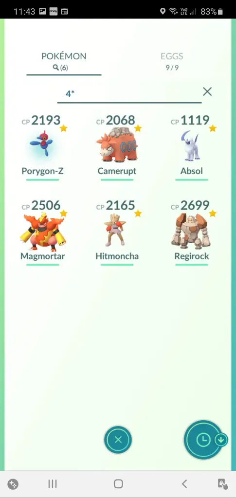 Pokemon Go Lista De Pokemon