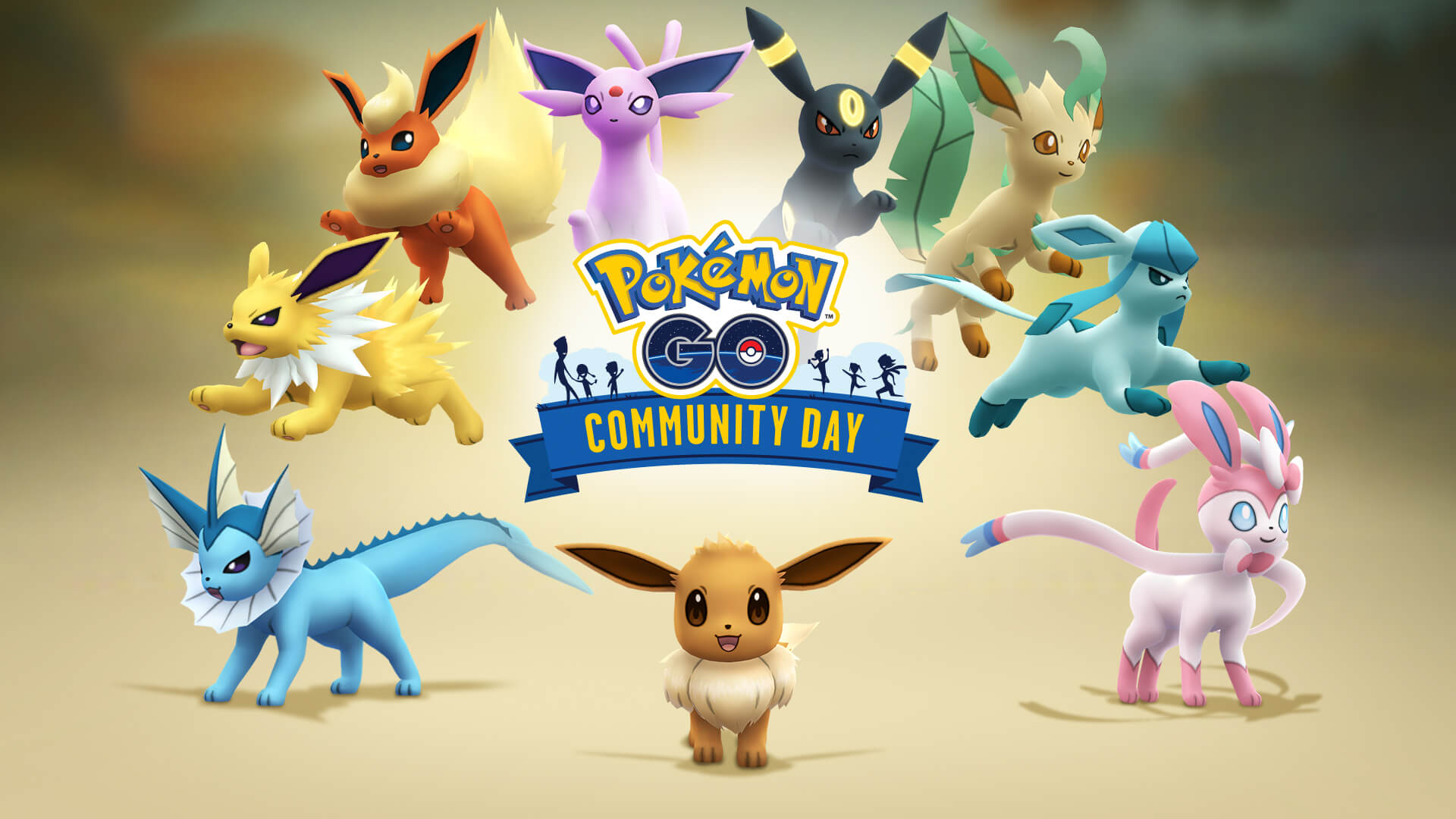 Pokémon Go Eevee 8 Evolutions Dia Comunitário