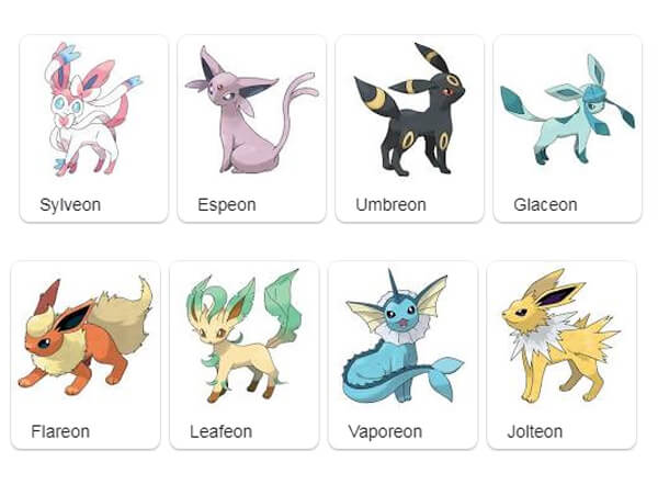 Eevee's’ Evolutions