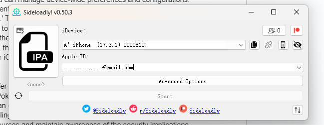 Sideloadly Idevice and Apple Id iSpoofer