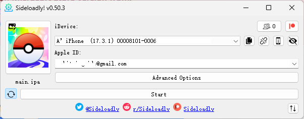 Sideloadly Load Pokemon Go Ipa File